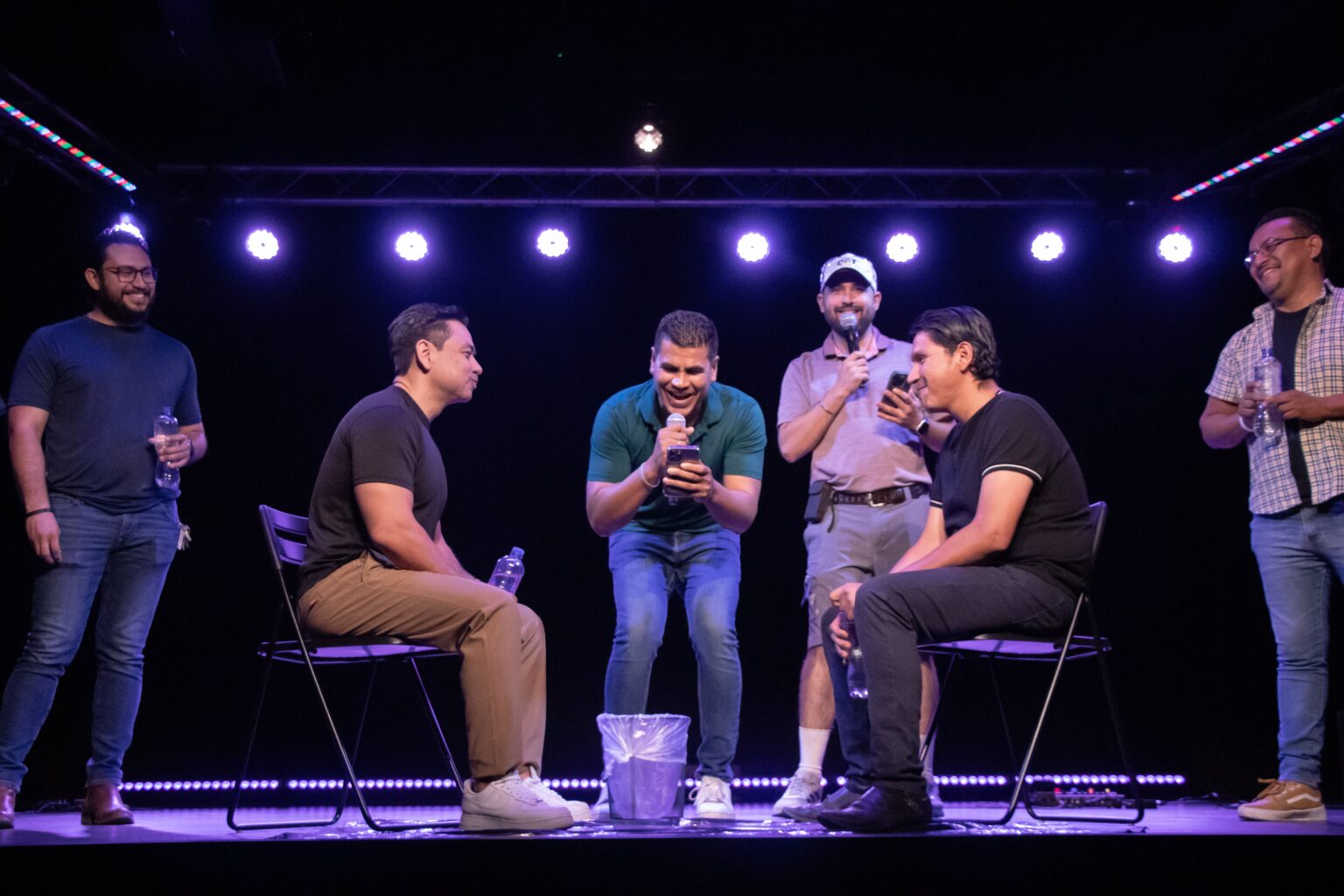 Panel discussion on stage